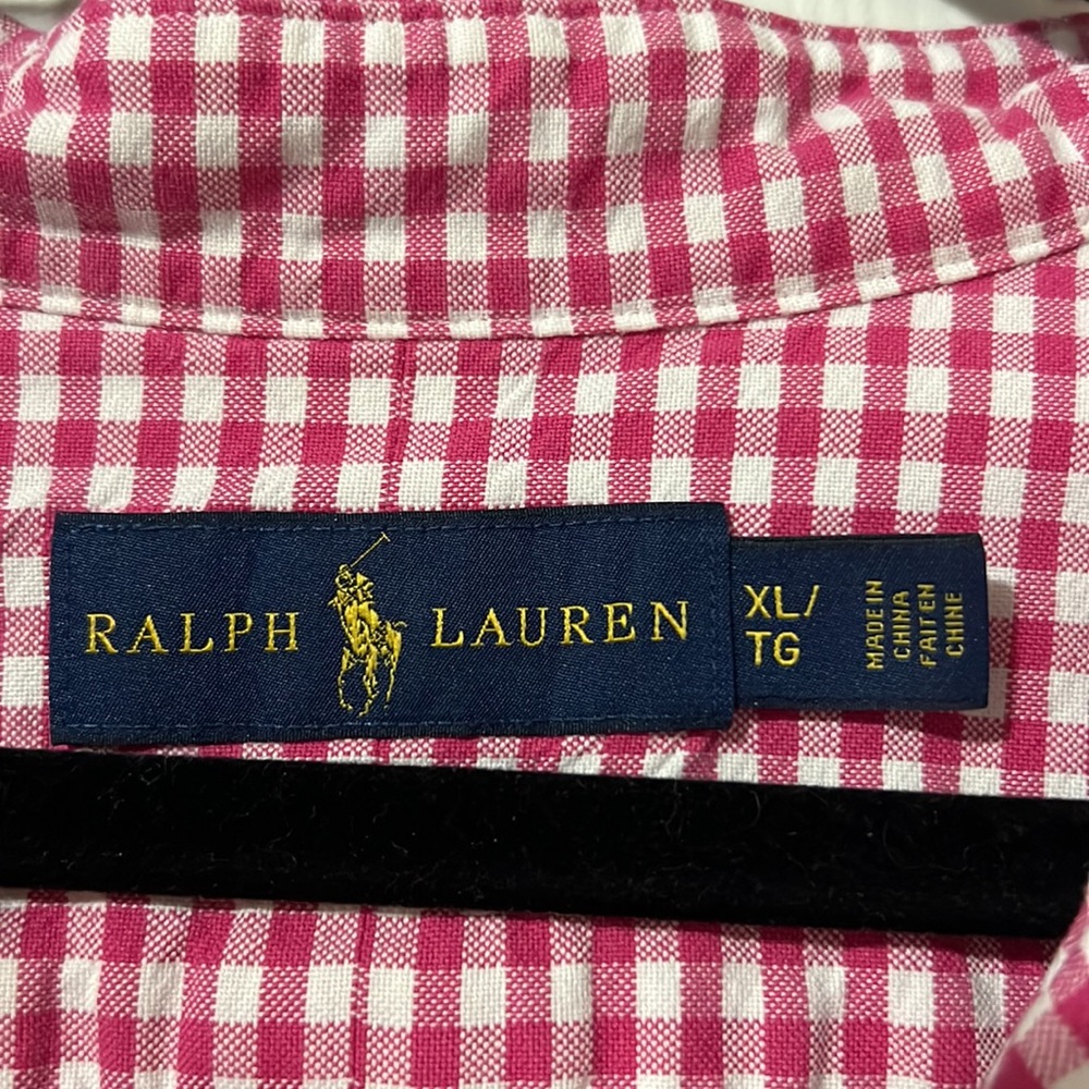 Ralph Lauren men’s size XL pink button up [M2] - Picture 3 of 4
